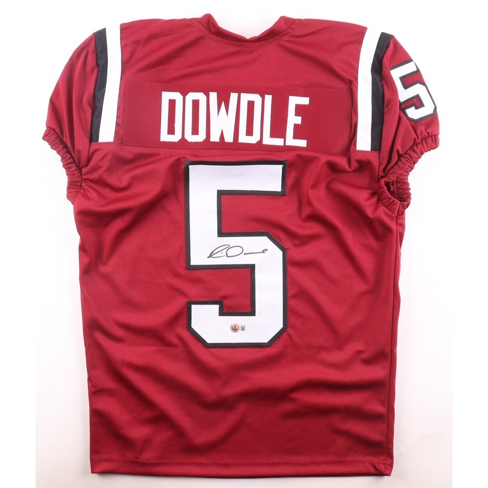 Rico Dowdle Signed Custom Football Jersey Beckett COA Maroon Mens XL No 5